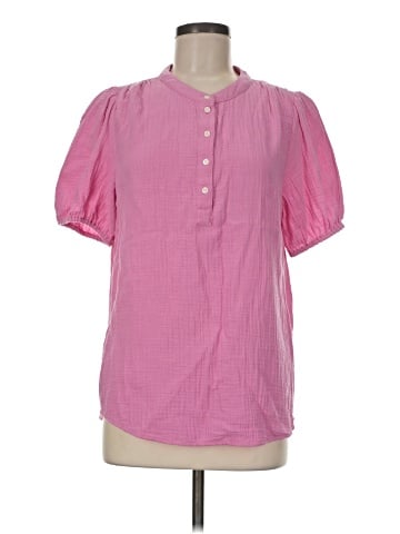 J.Crew Factory Store Short Sleeve Henley (view 1)