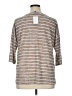 Bobeau Tweed Brown 3/4 Sleeve T-Shirt Size XL - photo 2