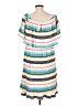 Eri + Ali 100% Polyester Stripes White Casual Dress Size L - photo 2