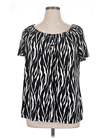 Notations Short Sleeve Blouse (view 1)