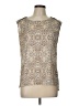 Mirrou 100% Polyester Silver Sleeveless Blouse Size 10 - photo 1