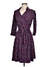 Talbots Print Blue Casual Dress Size M (petite) - photo 1