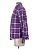 St. John's Bay Plaid Purple Long Sleeve Button-Down Shirt Size S - photo 5