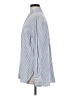 Max Studio 100% Cotton Stripes Blue Long Sleeve Button-Down Shirt Size M - photo 5