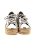 Steve Madden Metallic Silver Sneakers Size 6 1/2 - photo 2