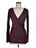 Vanity Burgundy Long Sleeve Top Size M - photo 1
