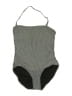 DKNY Houndstooth Gray One Piece Swimsuit Size XXL - photo 1