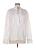 Tibi 100% Cotton Ivory Long Sleeve Blouse Size 6 - photo 1