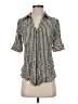 Anne Klein Silver Short Sleeve Polo Size S - photo 1