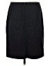 Halogen Solid Black Casual Skirt Size 6 - photo 2