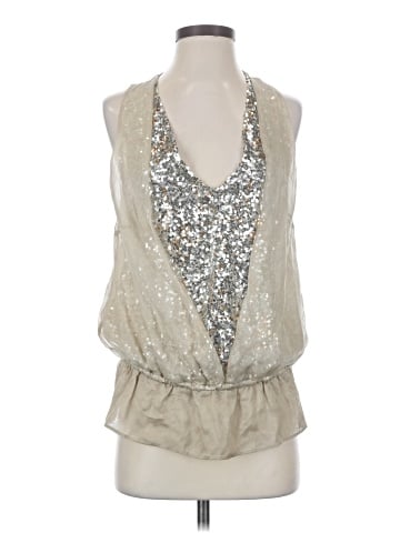Robbi & Nikki Sleeveless Silk Top (view 1)