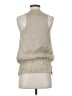 Robbi & Nikki 100% Silk Silver Sleeveless Silk Top Size XS - photo 2