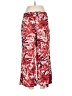 En Creme 100% Rayon Print Red Casual Pants Size M - photo 2