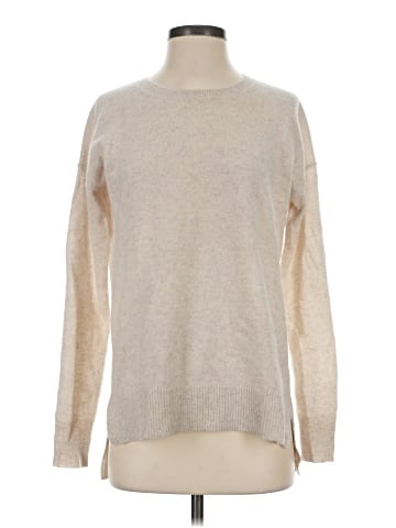 Aqua Cashmere Pullover Sweater (view 1)