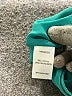 Parker 100% Silk Teal Short Sleeve Silk Top Size XS - photo 8