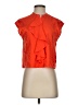French Connection 100% Polyester Orange Sleeveless Blouse Size 0 - photo 1