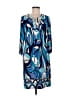 Chico's Paisley Blue Casual Dress Size Med (1) - photo 1