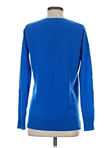 Aqua Cashmere Pullover Sweater (view 2)