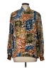 Alfred Dunner 100% Polyester Print Blue Long Sleeve Blouse Size 12 - photo 1