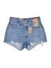 Levi's Blue Denim Shorts Size 26 waist - photo 1