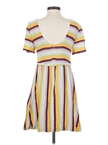 Madewell Striped Scoop-Back Dress (view 2)