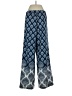 Mud Pie 100% Polyester Paisley Blue Casual Pants Size S - photo 2