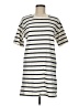 Zara Stripes Ivory Casual Dress Size M - photo 1