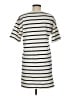 Zara Stripes Ivory Casual Dress Size M - photo 2