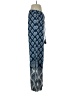 Mud Pie 100% Polyester Paisley Blue Casual Pants Size S - photo 4
