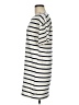 Zara Stripes Ivory Casual Dress Size M - photo 5