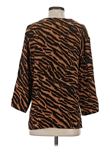 Neiman Marcus 3/4 Sleeve Silk Top (view 2)