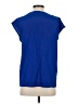 Lyaner Blue Short Sleeve Blouse Size S - photo 2