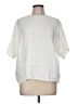 Zara Ivory Short Sleeve Blouse Size M - photo 1