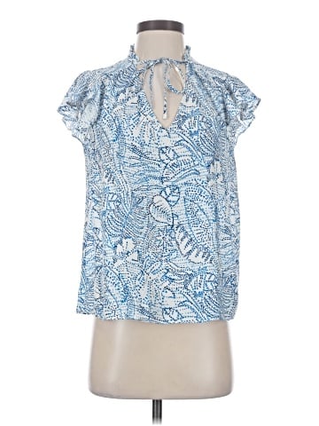 Parker Short Sleeve Silk Top (view 1)