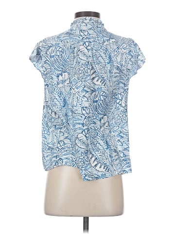 Parker Short Sleeve Silk Top (view 2)