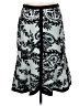 Odille Paisley Gray Formal Skirt Size 8 - photo 1
