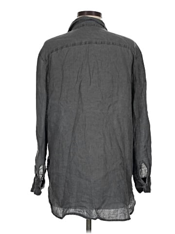 James Perse Long Sleeve Button-Down Shirt (view 2)