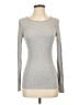 Three Dots Gray Long Sleeve T-Shirt Size S - photo 1
