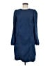 Boden Chevron-herringbone Blue Casual Dress Size 6 L - photo 1