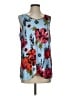 Classiques Entier Blue Sleeveless Silk Top Size S - photo 1