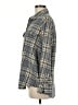 Old Navy 100% Cotton Plaid Gray Long Sleeve Button-Down Shirt Size M - photo 5