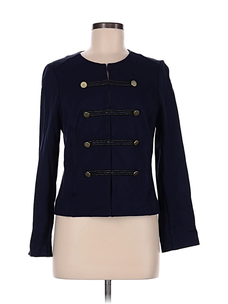 Pre-owned Chico's Blazer Jacket In Blue