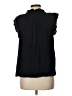 Old Navy 100% Cotton Black Sleeveless Blouse Size L - photo 2