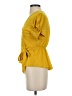 Meraki Yellow Short Sleeve Blouse Size S - photo 5