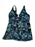 Fit 4 U Tropical Blue Swimsuit Top Size 16 - photo 1