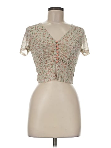 Mixed Threads Short Sleeve Blouse (view 1)