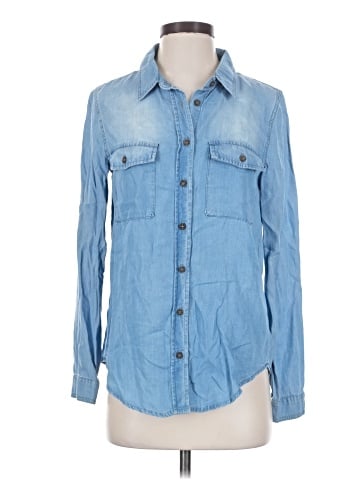 Love Tree Long Sleeve Button-Down Shirt (view 1)