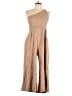Anrabess Solid Tan Jumpsuit Size XL - photo 1