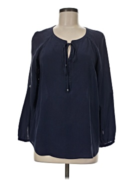 Daniel Rainn Long Sleeve Silk Top