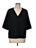Sandro Ferrone Black 3/4 Sleeve Blouse Size L - photo 1